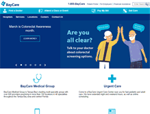 Tablet Screenshot of baycare.org